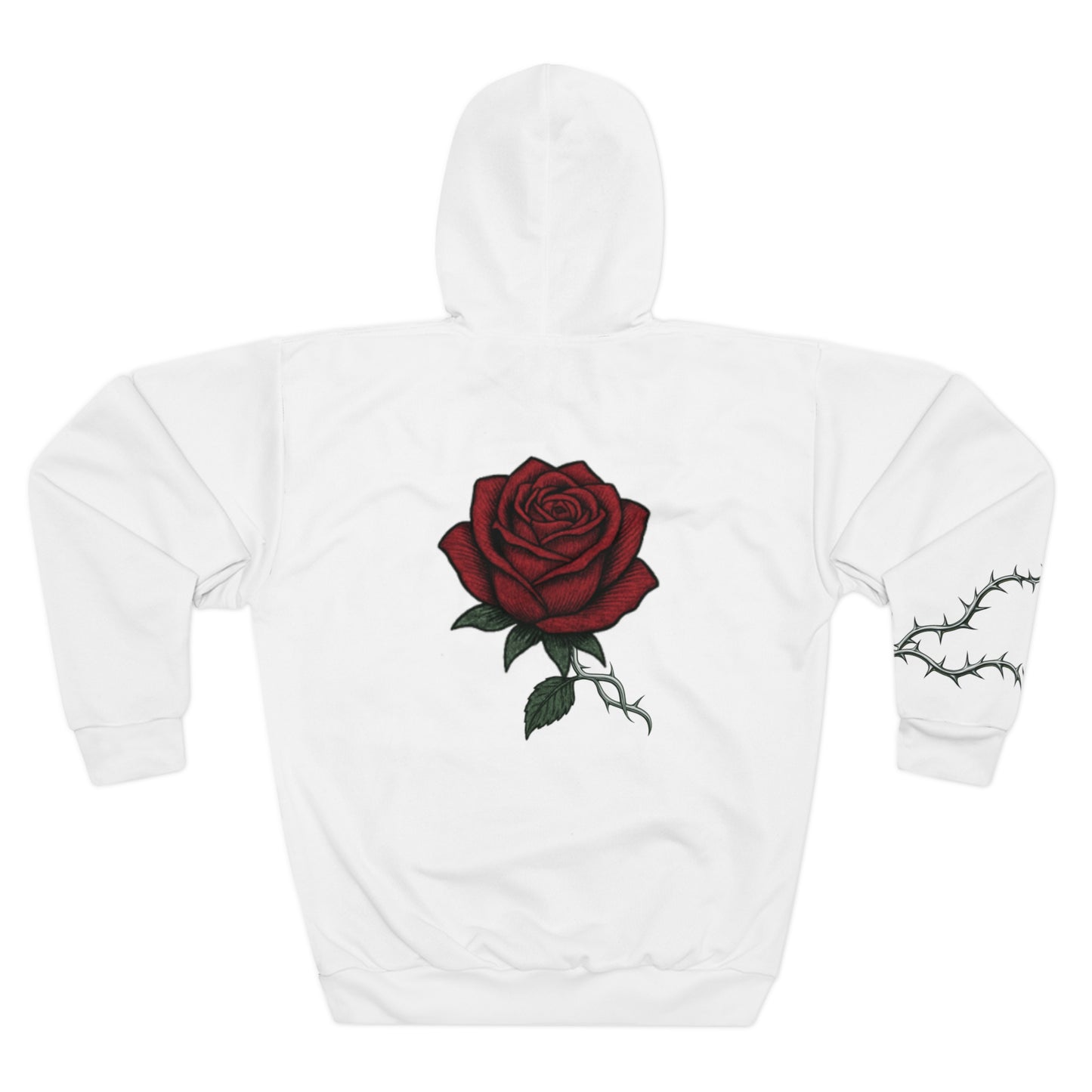 Valley Of Thornes Pullover Hoodie - Premium clean rose streetwear 