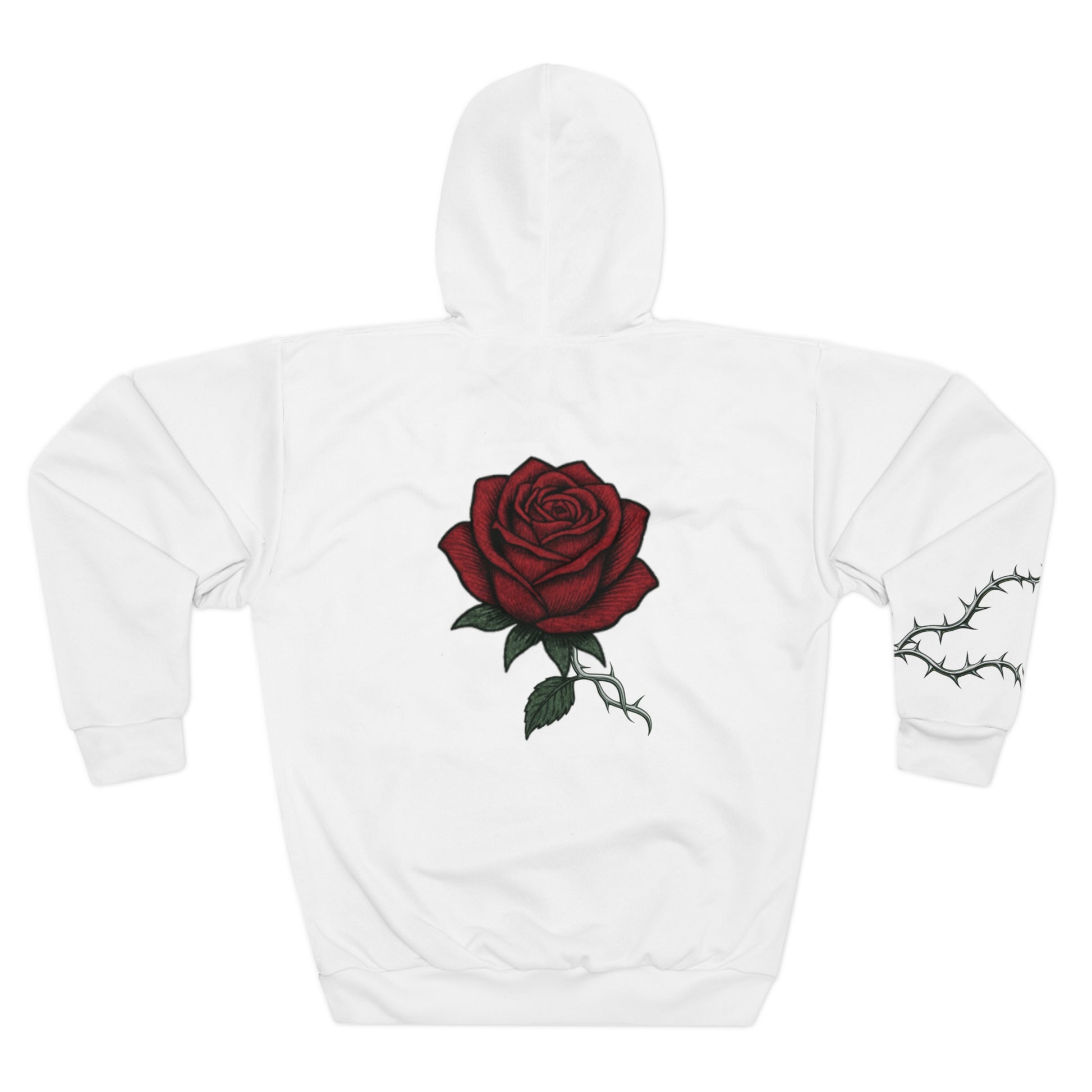 Valley Of Thornes Pullover Hoodie - Premium clean rose streetwear 