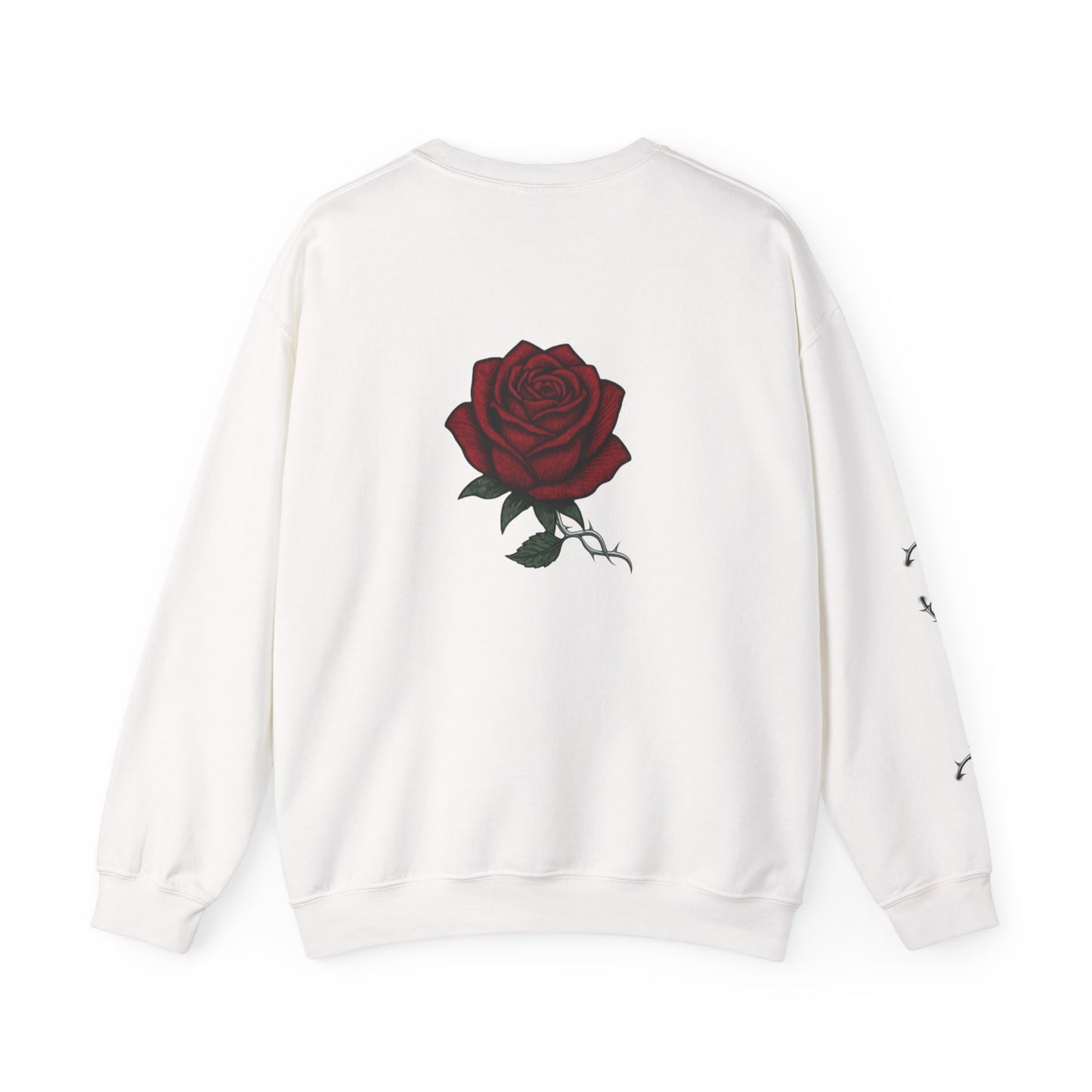 Valley Of Thornes Crewneck Hoodie - Premium clean rose streetwear 