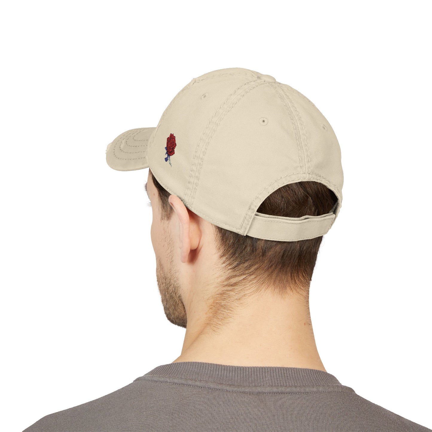 Beige Dad cap - modern clean hat 